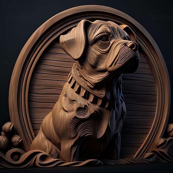 3D model Can de palleiro dog (STL)